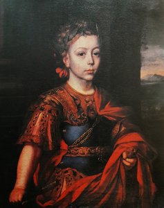 Portret Jakuba Ludwika Sobieskiego w stroju rzymskim